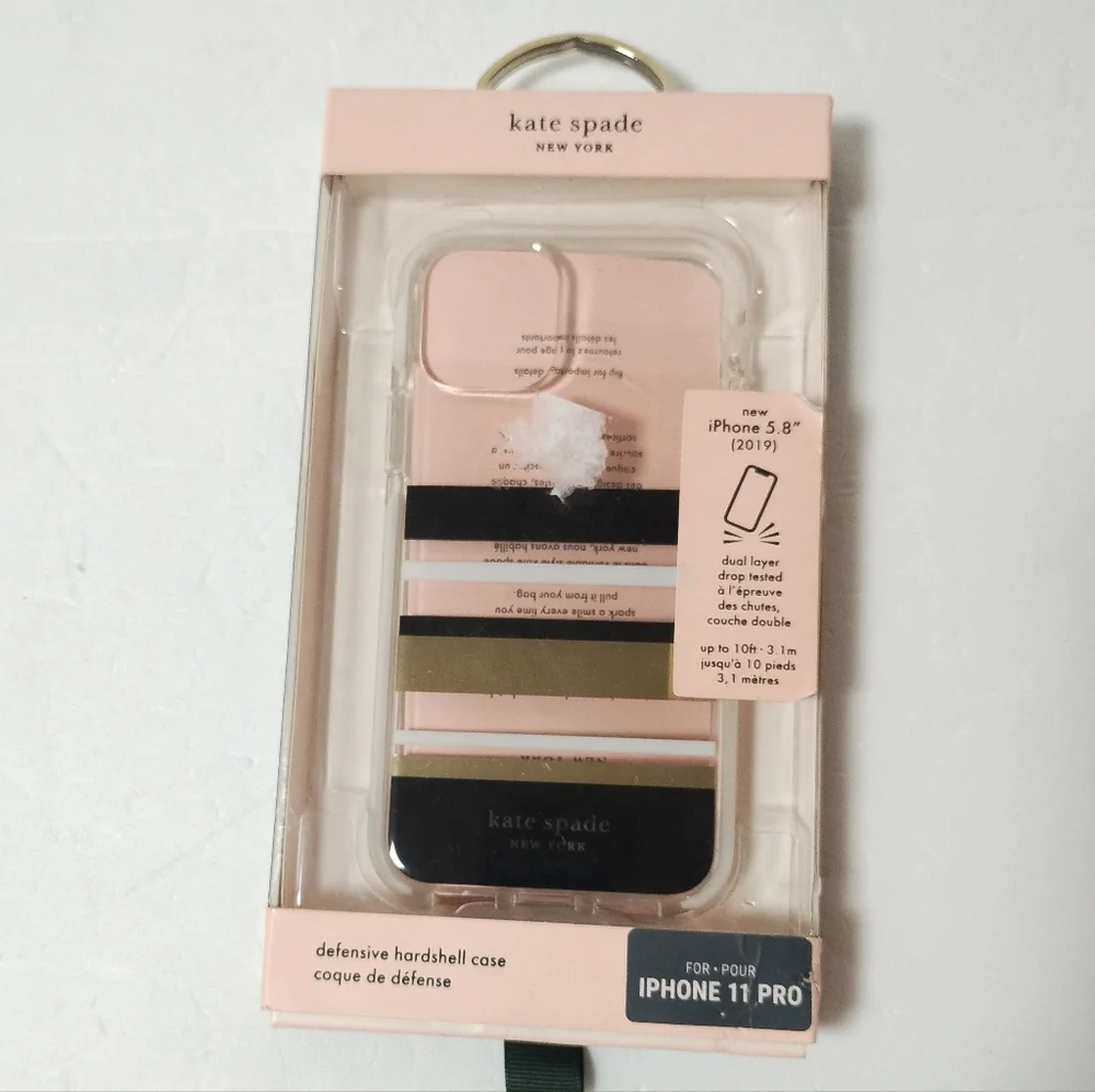 Kate Spade iPhone 11 Pro 5.8” Defensive Hard Shell Case (2019) NWB